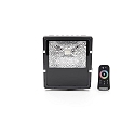 Deko-Light Strijklicht FLOOD RF II - 60 RGB draaibaar, 3 Kanaal, met afstandsbediening IP65 / IP44, gitzwart dimbaar
