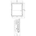 Deko-Light Strijklicht FLOOD RF II - 60 RGB draaibaar, 3 Kanaal, met afstandsbediening IP65 / IP44, gitzwart dimbaar