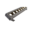 Deko-Light Wallwasher CAPH LED asymmetrische straling IP65/IP44, donkergrijs, helder, transparant