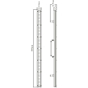 Deko-Light Wallwasher CAPH LED asymmetrische straling IP65/IP44, donkergrijs, helder, transparant