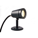Deko-Light Outdoor LED spot COLT 4W COB, IP65 / IP44, 3000K 240lm 439cd 36�, die-cast aluminum, black grey / opal