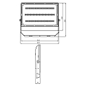 Deko-Light Strijklicht BRACHIUM draaibaar IP65/IP44, zwart
