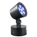 Deko-Light Outdoor LED spot 16W RGBW, IP65, 24V DC, RGB + 3000K 780lm 20�, die-cast aluminum, black grey