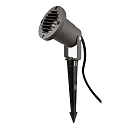 Deko-Light Lamp met grondpen SPIKY 100MM cilindrisch, kort, instelbaar GU10 IP65 / IP44, zwart dimbaar