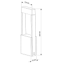 Deko-Light Staande armatuur voor buiten CHERTAN IP54, donkergrijs, grijs