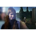 Deko-Light Lichtzuil met contactdozen ARAWAN 2-voudig, rond, schakelbaar IP44, donkergrijs 
