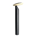 Outdoor LED floor lamp BERMUDA, IP65, height 60cm, 10.8W 3000K 600lm 360�, die-cast aluminum, dimmable, black grey