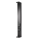 energy column LERNA 100 2-fold, with lighting, dark grey