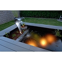 Deko-Light LED Underwater luminaire SNAPPER II WW, asymmetrical, IP68, 24V DC, 3W 3000K 105lm 45� / 35�, dimmable, silver