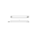Deko-Light Power supply LONG-FLAT, LT-100-12, Input: 220-240V AC, Output 12V DC, Output: 0-833 mA, 100W, white