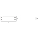 Deko-Light LED voedingsapparaat BASIC CC V8-40-500mA/40W constante stroom, donkergrijs, zwart