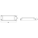 Deko-Light LED besturingsprogramma BASIC DIM CV 24V spanningsconstante, dimbaar, grijs, zwart