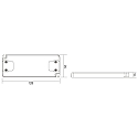 Deko-Light LED voedingsapparaat FLAT CV UT12V/12W spanningsconstante, zwart