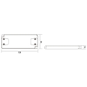 Deko-Light LED besturingsprogramma FLAT CV UT24V spanningsconstante, schakelbaar, grijs, zwart