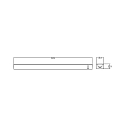 Deko-Light LED power supply LONG-FLAT CV LT-240-24 voltage constant, black