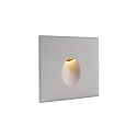 KapegoLED cover round for LIGHT base COB Indoor, silver grey-transparent