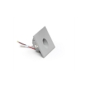  Afdekking LIGHT BASE COB LED INDOOR rond, zilvergrijs, transparant