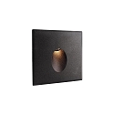 KapegoLED cover round for LIGHT base COB Indoor, black-transparent