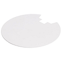 Rear cover for series UNI II MAX, � 11.7cm, white