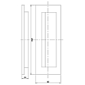 Afdekking LIGHT BASE III OUTDOOR, wit