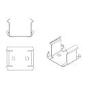 Deko-Light mounting bracket SANOTRUNK UNIVERSAL  RIDI VLT / LITE-LICHT Q-STN / LUNUX Q-STN set of 2, silver