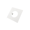 Reduceerring 130/70MM mechanisch, vierkant, ingebouwde versie, verkeerswit