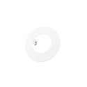 Reduceerring 130MM / 70MM / CUTOUT 95MM rond, mechanisch, ingebouwde versie, signaal wit