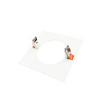 Deko-Light Reduceerring 155/95MM mechanisch, vierkant, ingebouwde versie, signaal wit