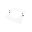 Deko-Light Reduceerring 210/135MM mechanisch, vierkant, ingebouwde versie, signaal wit