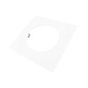 Reduceerring 240/180MM mechanisch, vierkant, ingebouwde versie, signaal wit