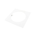 Reduceerring 280/210MM mechanisch, vierkant, ingebouwde versie, signaal wit