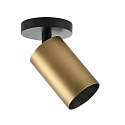 Deko-Light surface mounted housing CAN MIX'N MATCH 1/2 - SPOT HEAD (CEILING / 3PHASE) cylindrical, rigid, mechanical, bronze