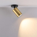 Deko-Light surface mounted housing CAN MIX'N MATCH 1/2 - SPOT HEAD (CEILING / 3PHASE) cylindrical, rigid, mechanical, bronze