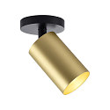 Deko-Light surface mounted housing CAN MIX'N MATCH 1/2 - SPOT HEAD (CEILING / 3PHASE) cylindrical, rigid, mechanical, brass