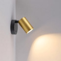 Deko-Light surface mounted housing CAN MIX'N MATCH 1/2 - SPOT HEAD (WALL / TABLE / FLOOR) cylindrical, mechanical, bronze