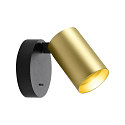 Deko-Light surface mounted housing CAN MIX'N MATCH 1/2 - SPOT HEAD (WALL / TABLE / FLOOR) cylindrical, mechanical, brass