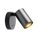 Deko-Light surface mounted housing CAN MIX'N MATCH 1/2 - SPOT HEAD (WALL / TABLE / FLOOR) cylindrical, mechanical, anthracite