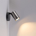 Deko-Light surface mounted housing CAN MIX'N MATCH 1/2 - SPOT HEAD (WALL / TABLE / FLOOR) cylindrical, mechanical, anthracite