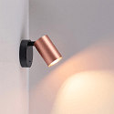 Deko-Light surface mounted housing CAN MIX'N MATCH 1/2 - SPOT HEAD (WALL / TABLE / FLOOR) cylindrical, mechanical, rose gold