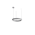 Pendelarmatuur LAUTARO 600/60 UP/DOWN PRISMA P3 IP20, lichtgrijs dimbaar