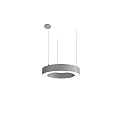 Pendelarmatuur LAUTARO 600/100 UP/DOWN OPAL P3 IP20, lichtgrijs dimbaar