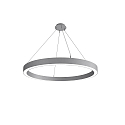 Pendelarmatuur LAUTARO 1200/80 DOWN PRISMA M4 IP20, lichtgrijs dimbaar