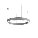 Pendelarmatuur LAUTARO 1200/100 UP/DOWN OPAL P4 IP20, lichtgrijs dimbaar