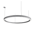 Pendelarmatuur LAUTARO 1500/60 DOWN PRISMA P5 IP20, lichtgrijs dimbaar