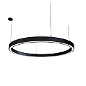 Pendelarmatuur LAUTARO 1500/80 DOWN PRISMA P5 IP20, zwart dimbaar
