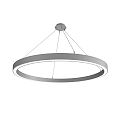 Pendelarmatuur LAUTARO 1500/80 UP/DOWN PRISMA M5 IP20, lichtgrijs dimbaar