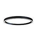 Plafondarmatuur LAUTARO 1500/80 OPAL IP20, zwart dimbaar