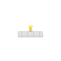 AU-01-08, flat U-profile for 8 - 9,3 mm LED stripes, 100cm