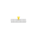 AU-01-08, flat U-profile for 8 - 9,3 mm LED stripes, 100cm