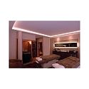 AU-01-08, flat U-profile for 8 - 9,3 mm LED stripes, 100cm